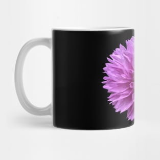 Pretty purple Dahlia Botanical Bee Flower Annual Mug